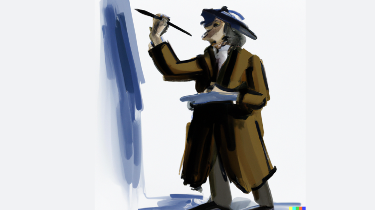 Image generated by DALL-E
Will AI propel the Bard in us